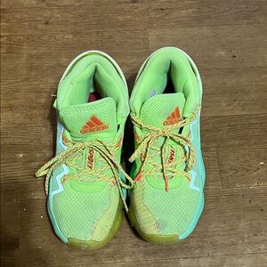 Adidas Kids Neon Green Sneakers